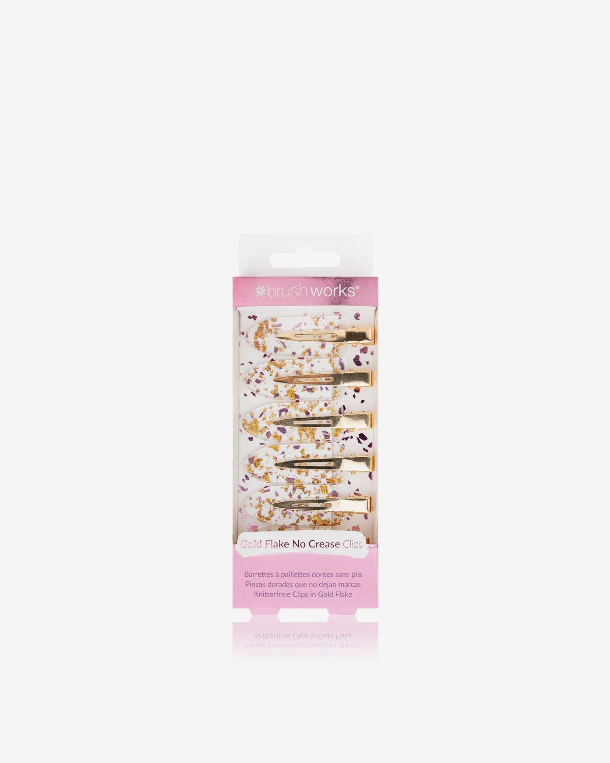 Brushworks Gold Flake No Crease Clips