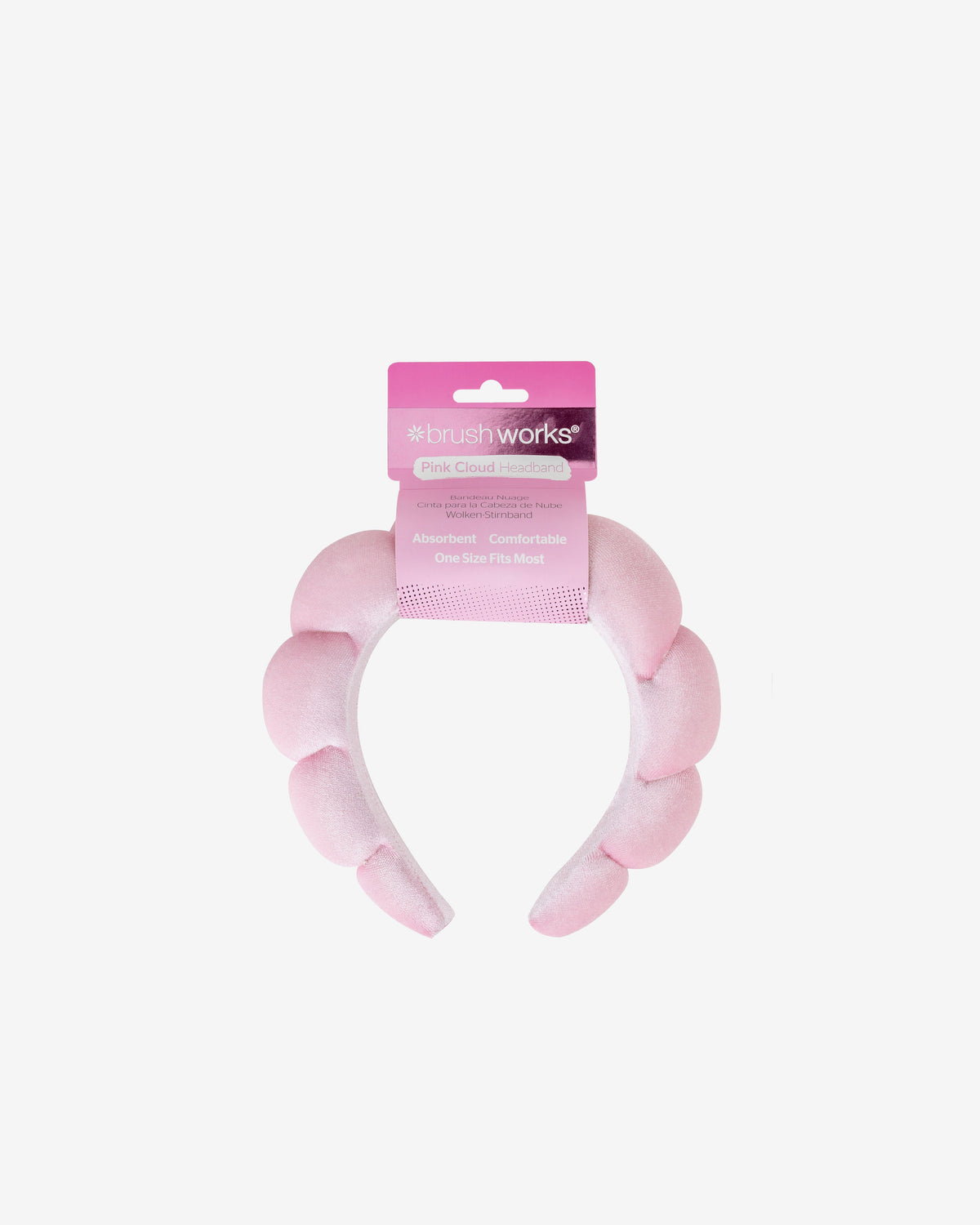 Brushworks Pink Cloud Headband