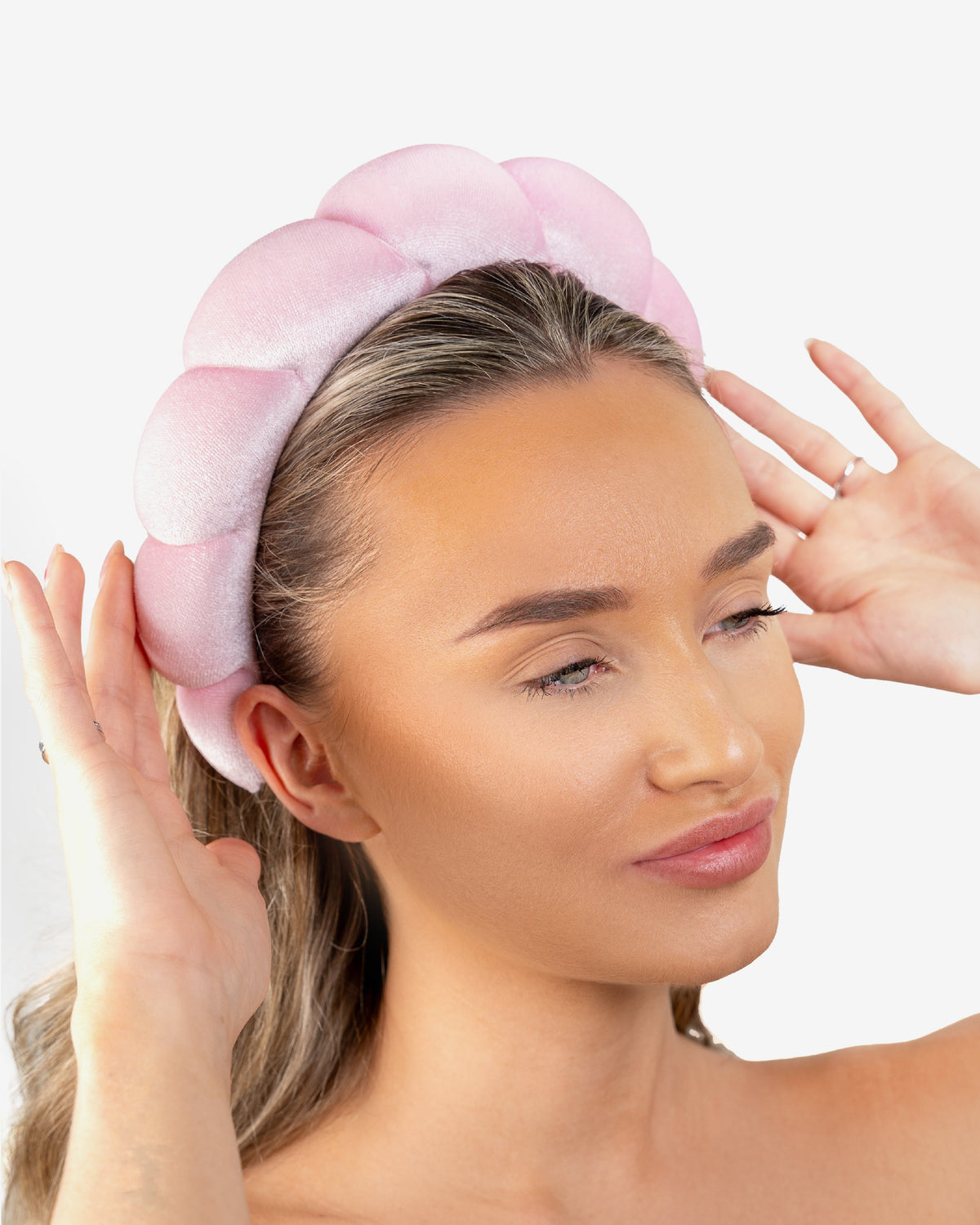 Brushworks Pink Cloud Headband