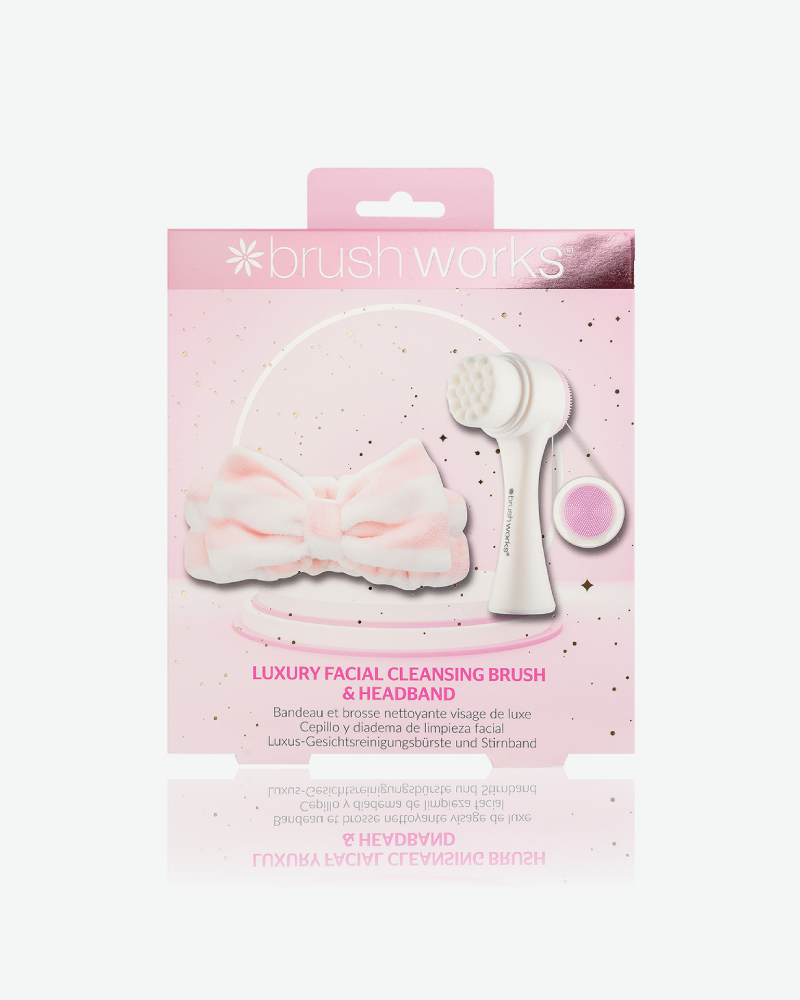 Brushworks Facial Cleansing Brush&Headband
