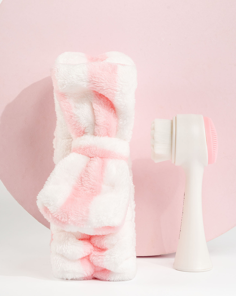 Brushworks Facial Cleansing Brush&Headband