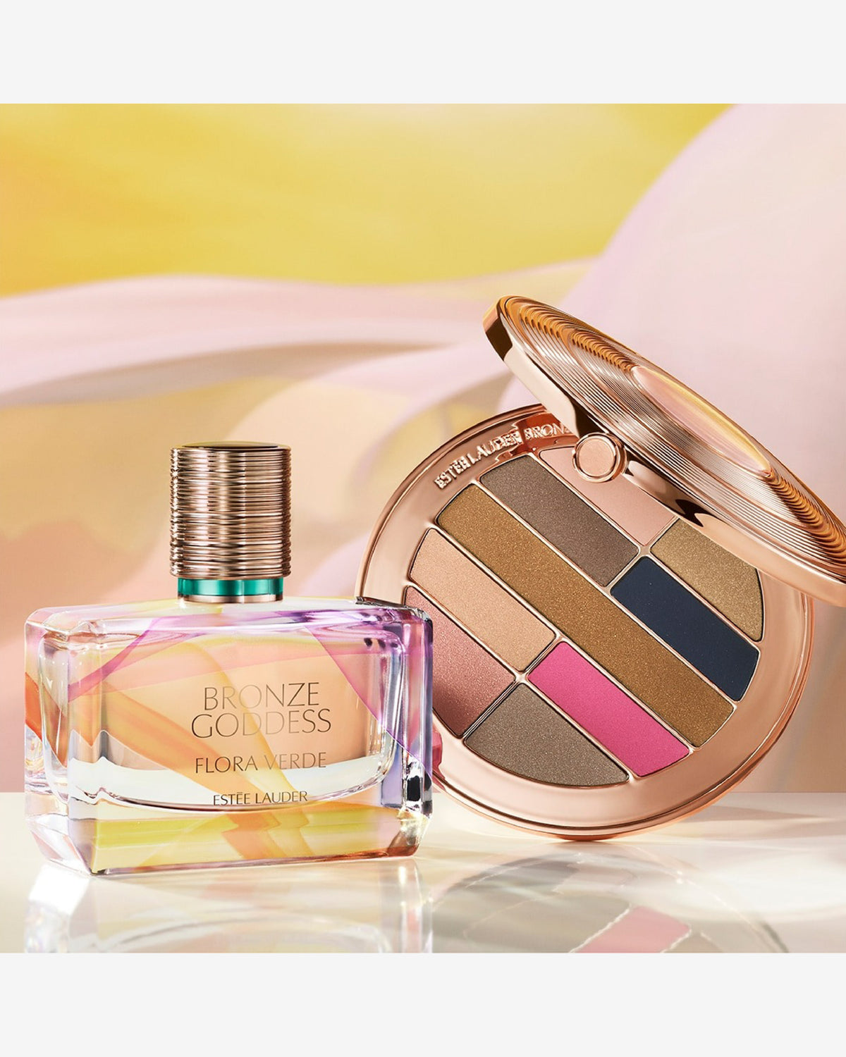Bronze Goddess Flora Verde Palette For Eyes & Cheeks