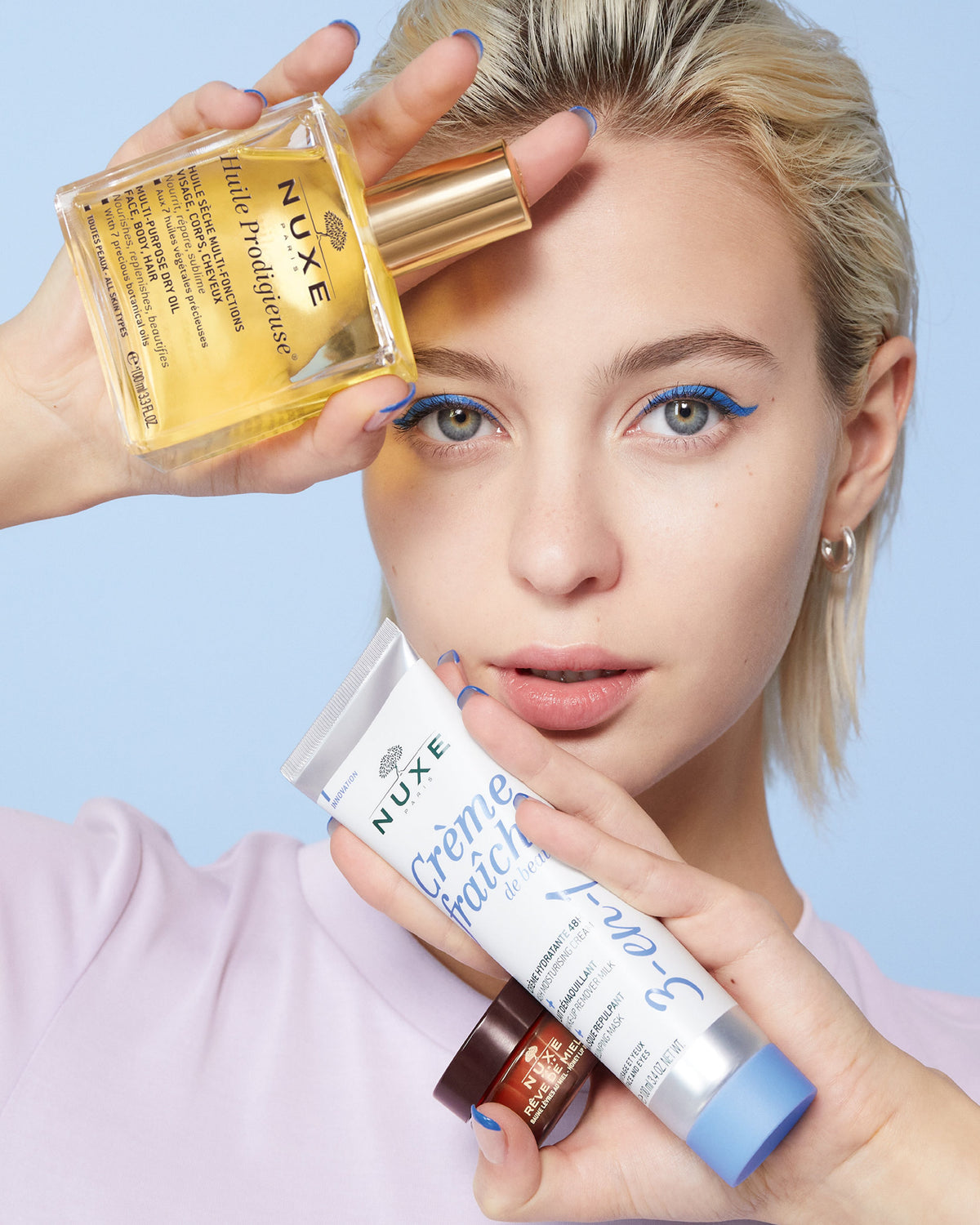 Crème Fraîche De Beauté® 3-In-1, 48H Moisturising Cream, Make-Up Remover Milk, Plumping Mask