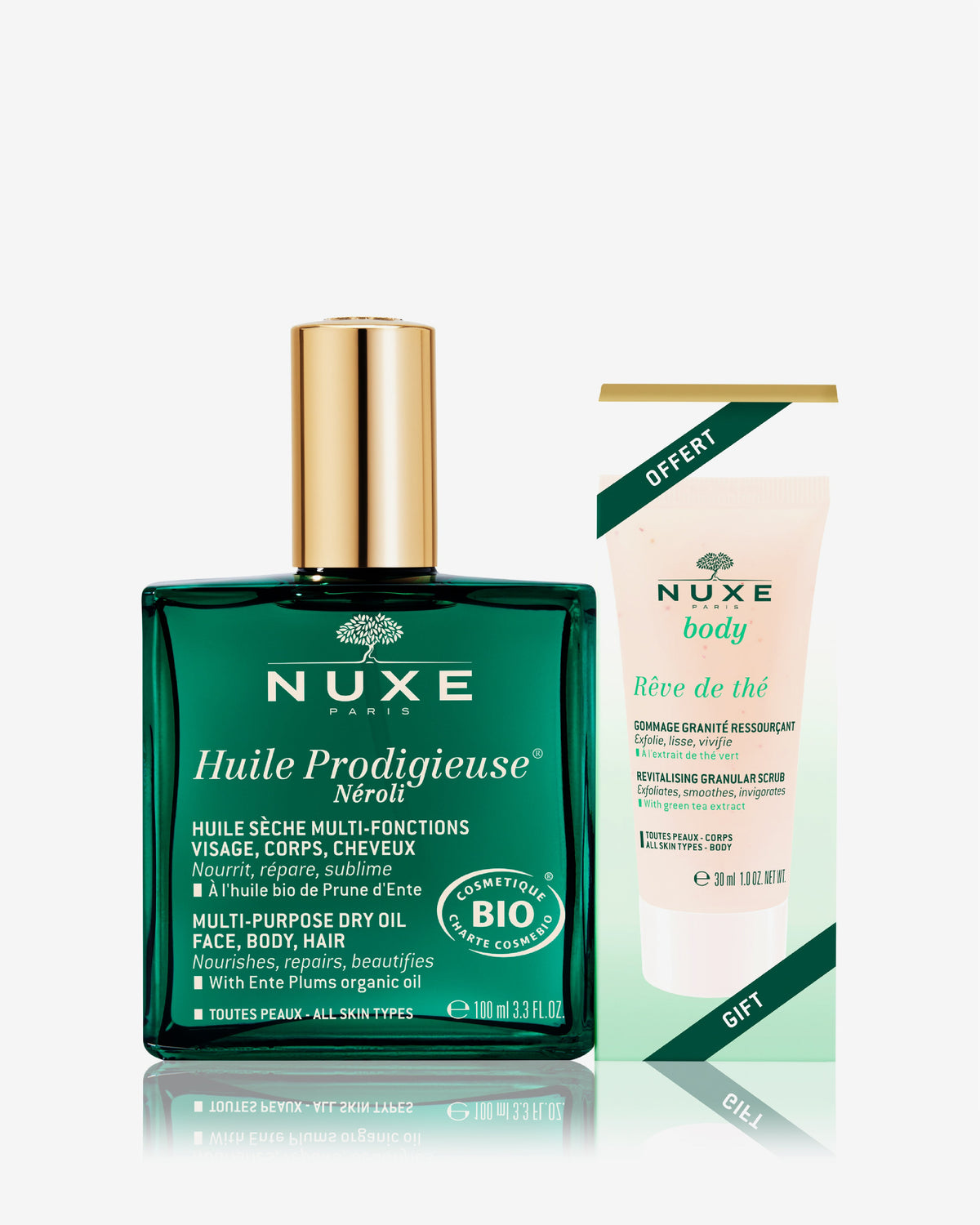 Dry Oil Huile Prodigieuse® Neroli With Gift Reve De The Body Revitalising Scrub