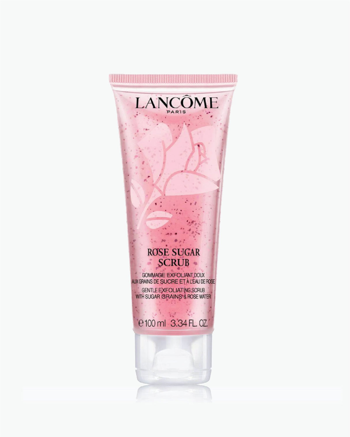 Rose Sugar Scrub, Gentle Exfoliating Scrub With Sugar Grains & Rose Water