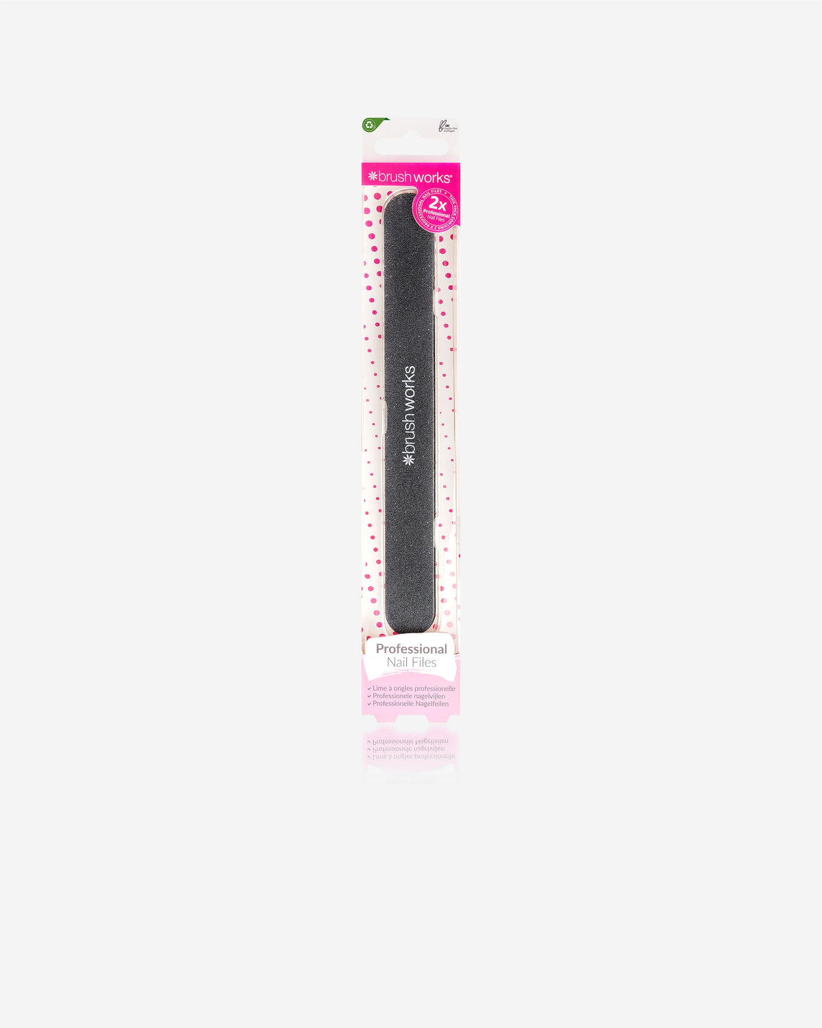Brushworks Professional Nail Files - 2 Pack