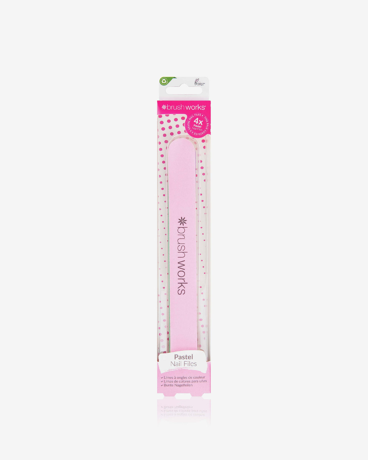 Pastel Coloured Nail Files 4Pcs