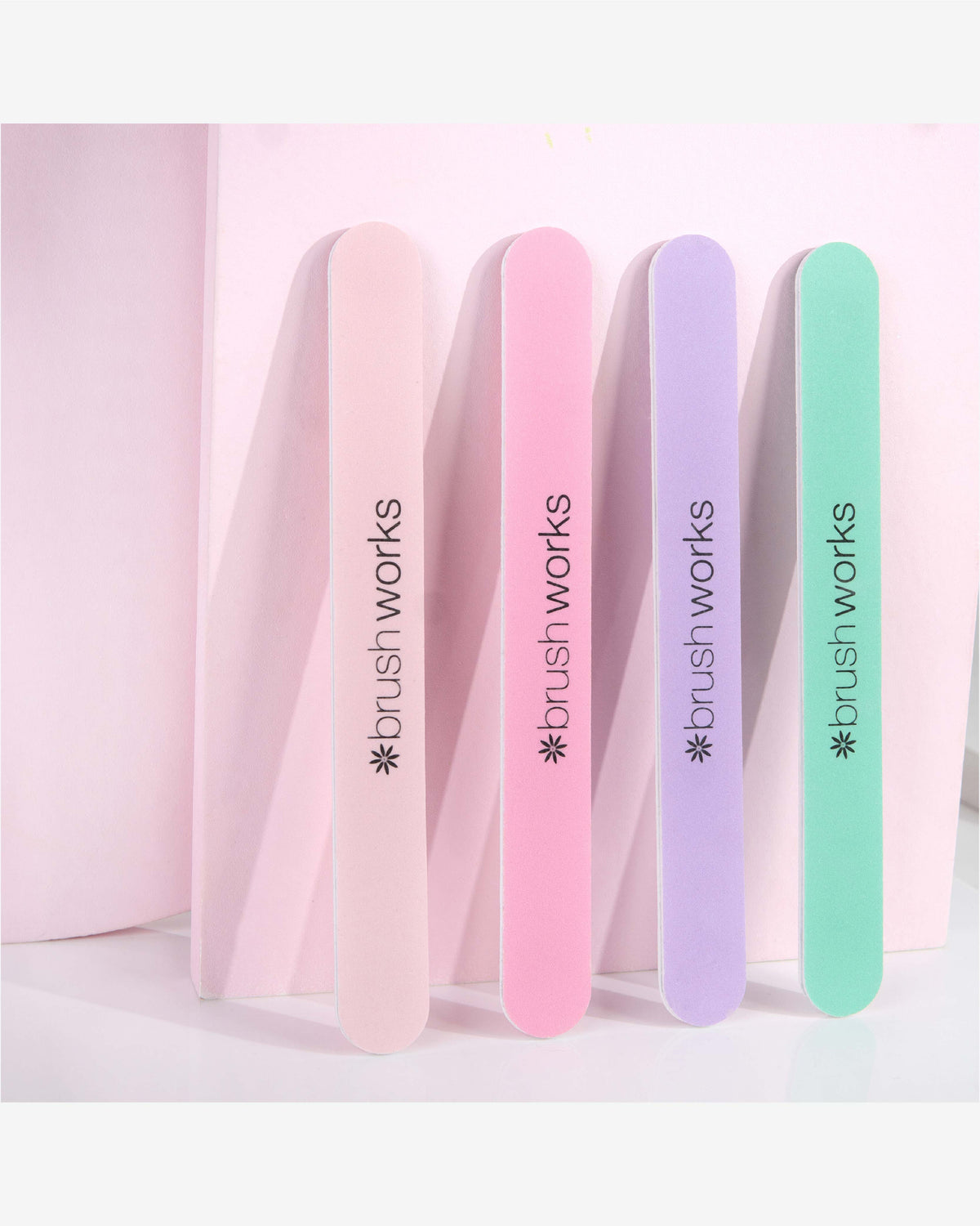 Pastel Coloured Nail Files 4Pcs