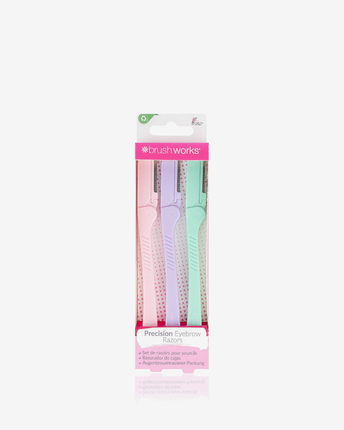Precision Eyebrow Razor - Pastel (Pack Of 3)