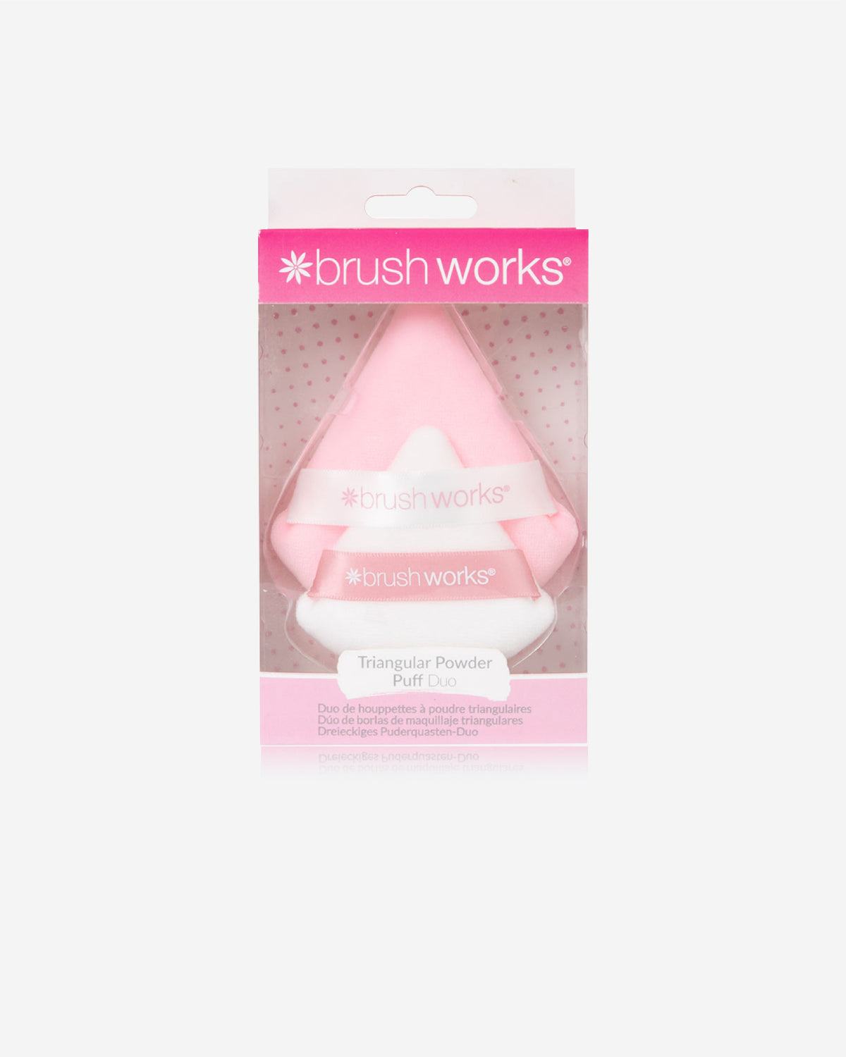 Brushworks Triangular Powder Puff Duo